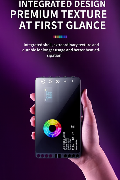 Professional Light with RGB Colors + Power Bank